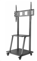 BAZAR - Manhattan univerzální TV vozík, Universal Heavy Duty TV Cart, 37" až 100" TV, černá - Poškozený obal (Komplet)