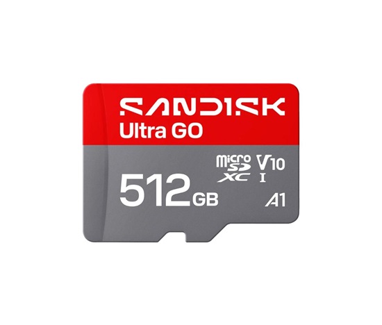 SanDisk MicroSDXC karta 512GB ULTRA GO(190MB/s, UHS-I )