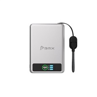 BMX SolidSafe™ 10K Solid-State Magnetic Power Bank, Silver