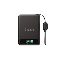 BMX SolidSafe™ 10K Solid-State Magnetic Power Bank, Black