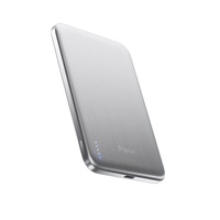 BMX SolidSafe™ Air Titanium 5K Qi2 Wireless Magnetic Power Bank, Silver