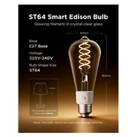 Govee Smart žárovka ST64 RGBWW 5W-40W 500lm E27 Long Life, Matter (2ks)