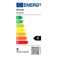 Govee Smart žárovka ST64 RGBWW 5W-40W 500lm E27 Long Life, Matter (2ks)