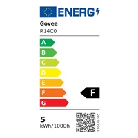 Govee Smart žárovka G80 RGBWW 5W-40W 500lm E27 Long Life, Matter