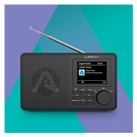 LAMAX RadioVox1 DAB - Přenosné DAB+ rádio s FM tunerem a Bluetooth