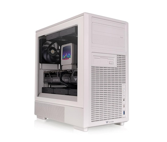 THERMALTAKE Case Retro 260 TG Micro Tower, mATX, Průhledná bočnice, 1x 120mm Fan, béžová