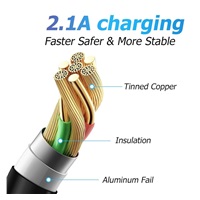 PremiumCord Kabel USB typ C/M zahnutý konektor 90° - USB 3.0 A/M, 3m