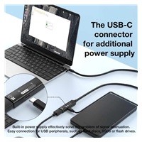 PremiumCord USB-C 3.2 Gen 2 repeater a prodlužovací kabel Male-Female, 10Gbps Aluminium 7m