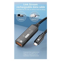 PremiumCord USB 3.2 Gen 2 repeater a prodlužovací kabel C-Male-A-Female, 10Gbps Aluminium 10m