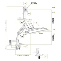 Stolní držák monitoru Fiber Mounts Fm66