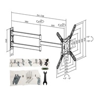 Otočný sklopný držák Tv Fiber Mounts Fugero