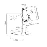 Stolní držák na tablet Fiber Mounts TAGATA1