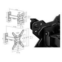 Držák na monitor a Tv Fiber Mounts Fm06