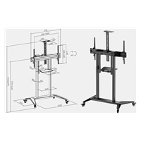 Tv stojan Fiber Mounts Elemo