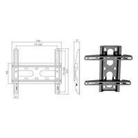 Fiber Novelty C11F fixní držák Tv monitoru