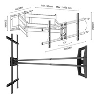 Výsuvný držák Tv Fiber Novelty Longo200