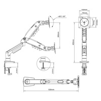 Stolní držák na monitor NB F80xj