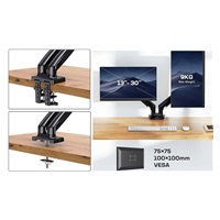 Stolní držák na 2 monitory NB F160