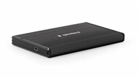 GEMBIRD externí box pro 2.5" zařízení, USB 3.0, broušený hliník, černá