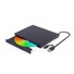 GEMBIRD externí mechanika DVD, USB-C, černá