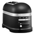 KitchenAid Artisan 5KMT2204EBK toustovač černá litina, 2 topinky, auto senzor, 7 stupňů, bagel, rozmrazování