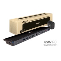 BAZAR - Club3D Dokovací stanice USB-C 14v1, 1xDP, 1xHDMI, 1xVGA, 2xUSB-C, 5xUSB, čtečka SD karet, černá - Poškozený obal