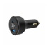 GEMBIRD Nabíječka do auta, 1x USB, 1xUSB-C, rychlo-nabíječka, QC3.0, 30 W, černá
