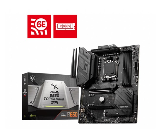 BAZAR - MSI MB Sc AM5 MAG B650 TOMAHAWK WIFI, AMD B650, 4xDDR5, 1xDP, 1xHDMI, WI-FI - Po opravě (Komplet)