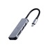GEMBIRD hub, 3-port USB 3.1, Type-C, se čtečkou karet