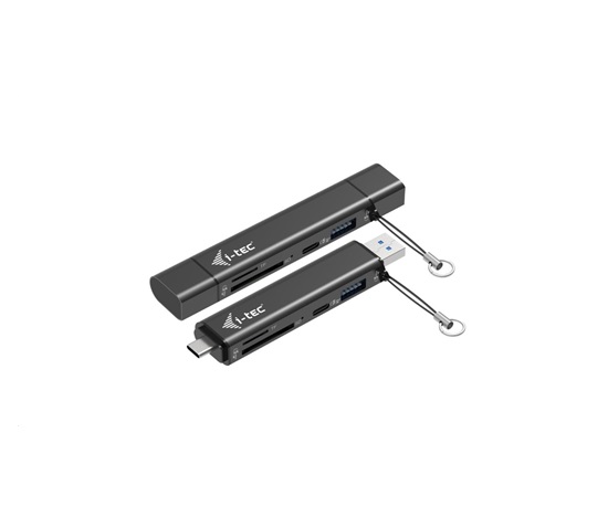 i-tec USB-C/USB-A Dongle SD, TF and 2x USB (1x USB-A, 1x USB-C)