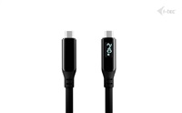 i-tec Thunderbolt 4/USB4 Class Pro Cable 240W with LCD (40 Gbps, 150 cm)