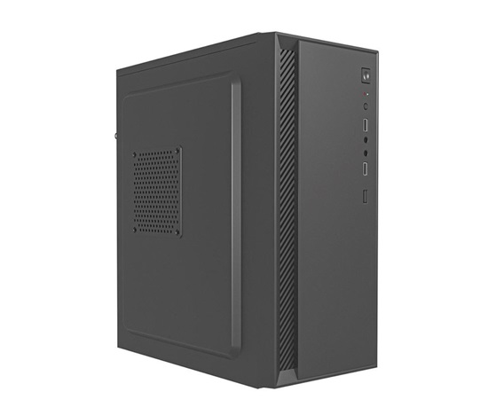 EUROCASE skříň MC EC-180-5, mATX, 2x USB-A, černá