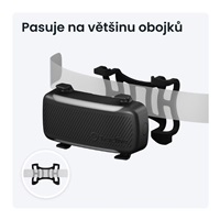 Tractive DOG 6 XL – Chytrý GPS lokátor pro psy se sledováním životních funkcí a zdravotními upozorněními, černý
