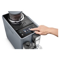 DeLonghi Rivelia EXAM440.55.G, automatický kávovar šedý, LatteCrema, Bean Switch, Bean Adapt, 16 nápojů