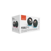 BAZAR - Creative repro Pebble Pro - mobilní reproduktor - černý - Poškozený obal (Komplet)