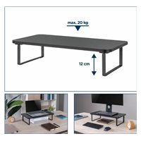 GEMBIRD Podstavec pod monitor MS-TABLE-03, černý