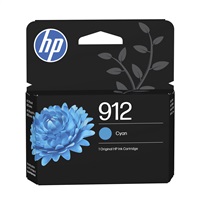 HP 912 Cyan Original Ink Cartridge (315 pages)