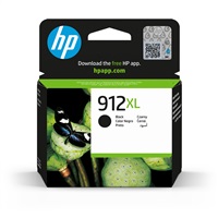 HP 912XL High Yield Black Original Ink Cartridge (720 pages)