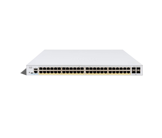 Cisco Catalyst switch C1300X-48P-4X (48xGbE,4xSFP28,10Gb/s uplink - 25Gb/s stack only,48xPoE+,740W)