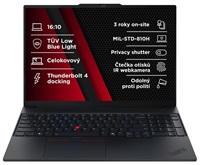 BAZAR - LENOVO NTB ThinkPad E16 G3 - Ultra7 258V,16" WUXGA 120Hz,32GB,1TBSSD,IRcam,W11P - Po opravě výměna LCD