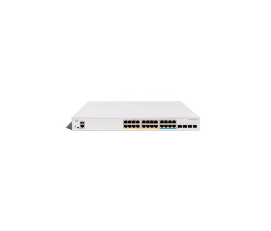 Cisco Catalyst switch C1300X-24NGU-4X (16xGbE,8x5GbE,4xSFP28,10Gb/s uplink - 25Gb/s stack only,16xPoE+,8xPoE++,740W)