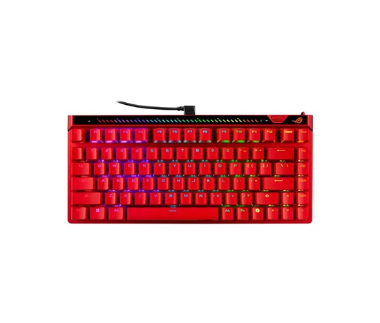 ASUS klávesnice ROG Falchion ACE 75 HE Lava Red, Mechanická, USB-C, US, červená