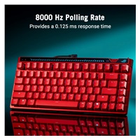 ASUS klávesnice ROG Falchion ACE 75 HE Lava Red, Mechanická, USB-C, US, červená