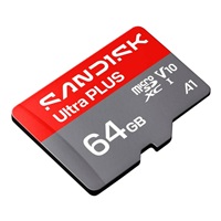 Sandisk Ultra PLUS micro SDXC karta 64GB UHS-I, V10, U1, C10, (150MB/s)