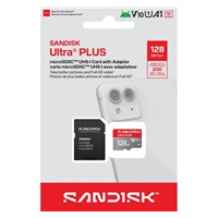 Sandisk Ultra PLUS micro SDXC karta 128GB UHS-I, V10, U1, C10, (200MB/s)