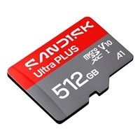 Sandisk Ultra PLUS micro SDXC karta 512GB UHS-I, V10, U1, C10, (200MB/s)
