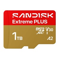 SanDisk MicroSDHC karta 1TB Extreme PLUS (R250/W170MB/s, UHS-I V30, Rescue Pro Deluxe) + adaptér