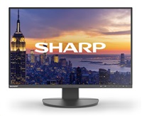 SHARP MT 24" MultiSync EA242W-BK, IPS TFT, 1920x1200, 300nit, 1000:1, 6ms, DP, DVI-D, HDMI, USB, Repro, Černý