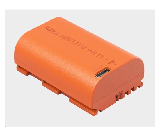 SmallRig 5407 Camera Battery USB-C Rechargeable Canon LP-E6P Orange