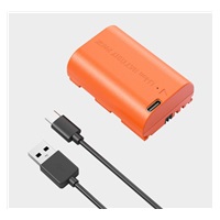 SmallRig 5407 Camera Battery USB-C Rechargeable Canon LP-E6P Orange